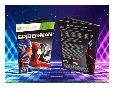 Spider Man Shattered Dimensions Xbox 360 manual - Image 1 of 4