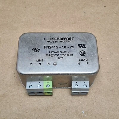 Schaffner FN2415-10-29 Single-phase EMC Filter for Control Equipment - Image 1 of 4