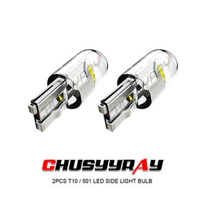 FOR MERCEDES CLK W209 2002-2010 2x T10 8SMD SIDELIGHTS LED WHITE BULBS CANBUS - Picture 1 of 13