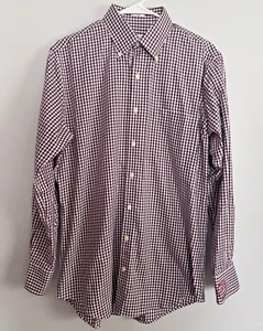 Peter Milar Button up Oxford Virginia Tech Hokies Basketball Shirt Size M - Picture 1 of 6