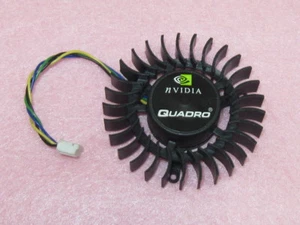 55mm NVIDIA Quadro Video Card Fan Replacement 39mm 4Pin PLB05010S12H 0.27A R07b - Picture 1 of 3
