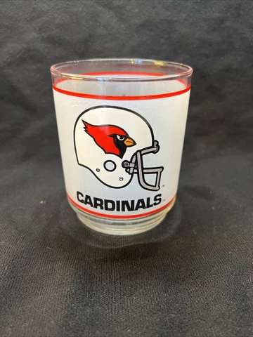 Vintage St. Louis Cardinals NFL Mobil Bar Glass Cover