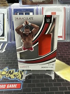 MONTEZ FORD 2022 IMMACULATE WWE STANDOUT MEMORABILIA RELIC 13/99 PATCH - Picture 1 of 2