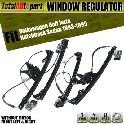 2 шт стеклоподъемников без переднего двигателя L & R для Volkswagen Golf Jetta 1993-1999 - Изображение 1 из 4