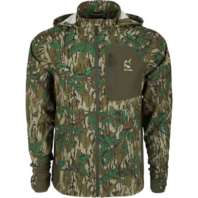 Drake Waterfowl Ol' Tom Rain Brake Lightweight Camo Rain Jacket - Image 1 of 4