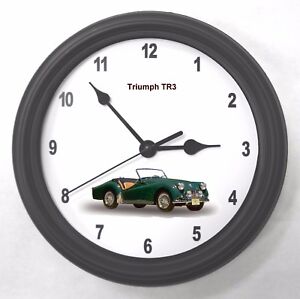 Triumph TR3 Garage Wall Clock New Great Gift!
