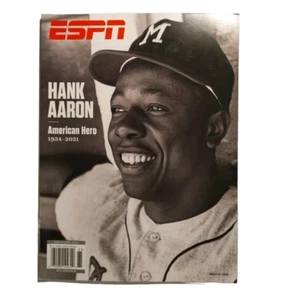 Hank Aaron ESPN Magazine - American Hero 1934 - May 2021 Special Edition - Picture 1 of 5