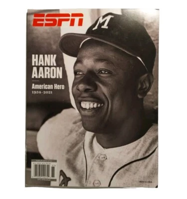 Hank Aaron ESPN Magazine - American Hero 1934 - May 2021 Special Edition - Image 1 of 4