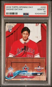 PSA10 2018 Topps Opening Day Shohei Ohtani #200 - Picture 1 of 2