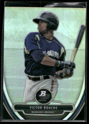 #BPCP36 Victor Roache 2013 Bowman Platinum Chrome Prospects Refractors - Image 1 of 2