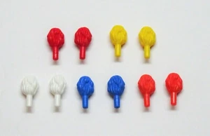 Puschel Pompon Ressort Rouge Jaune Blanc Bleu Clair Playmobil > Chapeau Tschakko - Picture 1 of 5
