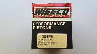 KIT PISTÓN WISECO 394P6 394M08650 1.50MM YAMAHA IT400 / YZ400 1976-1978 NUEVO Foto 1 de 4