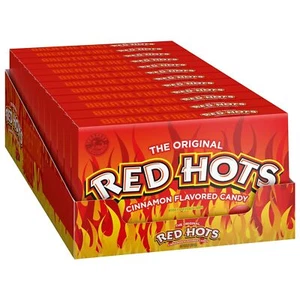 Wonka Red Hots Candy 5.5oz – 12ct Theater Boxes, Spicy Cinnamon Hard Candy Treat - Picture 1 of 5
