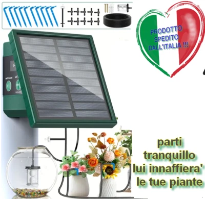 Sistema di Irrigazione Solare per Giardino Kit di Irrigazione Automatica viaggia - Immagine 1 di 4