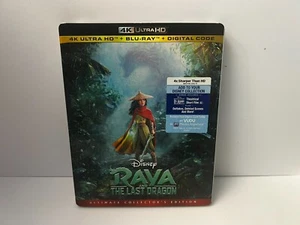 Disney Pixar Raya and the Last Dragon 4K UHD / BLU-RAY w Slipcover New Sealed - Picture 1 of 4