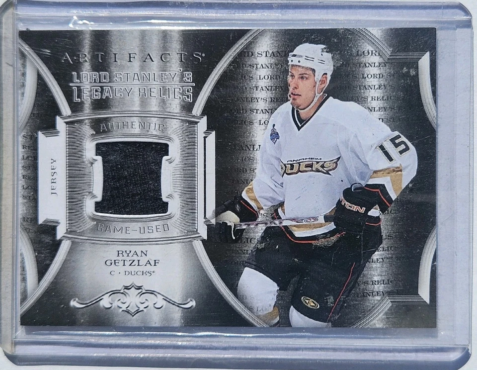 2015/16 Artifacts Hockey Ryan Getzlaf Lord Stanley Legacy Relics Anaheim Ducks - Image 1 of 1
