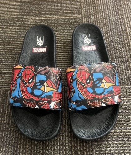 Sandali VANS x Marvel Spider Man UOMO TG 13 slip on slides leggermente usati