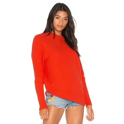 Suéter feminino Free People médio coral centro robusto malha pulôver oversized - Imagem 1 de 4
