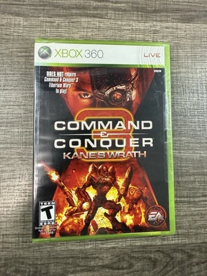 SEALED Command & Conquer 3: Kane's Wrath Brand NEW Factory Sealed Xbox 360, 2008 - Image 1 of 4