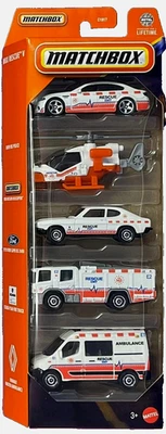 New Matchbox 2025 MBX Rescue V   5-Pack VHTF - Image 1 of 4