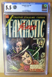 Fantastic Fears 8 CGC 5.5 BLACK CAT Coll. 1954 Farrell Zombie Horror #1251906002 - Picture 1 of 6