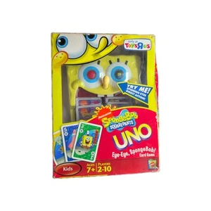 SpongeBob Squarepants UNO Nickelodeon Card Game Toys R Us Exclusive - Picture 1 of 6