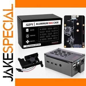 Aluminum Case with Cooling Fan for RPi 4B - Afbeelding 1 van 6