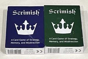 Scrimish Card Game Strategy Memory Nexci SKMH-BR1 & SKMH-GP1 New Two-Pack - Picture 1 of 2