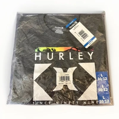 Camiseta HURLEY Juvenil L (10/12) "Since Ninety Nine" Calce Clásico Manga Corta Nueva con Etiquetas Foto 1 de 4