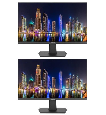 Asus VA24EHE 24-inch Full HD LED Backlit LCD Frameless Monitor, 2-Pack Bundle - Image 1 of 4