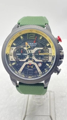 CURREN Men's Quartz Casual Watch Multifuction Chronograph Wristwatch - Image 1 of 4