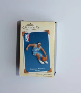 Carmelo Anthony - Denver Nuggets 2005 ornamento natalizio + cartolina NBA Keepsake - Foto 1 di 6