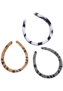 Urban Classics Animal Fake Fur Headband Hairband Hairband 3 Pack Practical - Picture 1 of 10