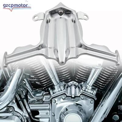 Cubierta de acento de bloque elevador/tapón cromado para Harley Twin Cam 00-17 Dyna Parts Foto 1 de 4