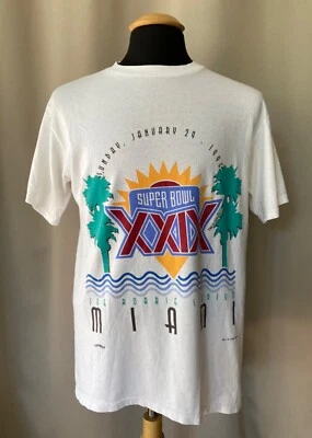 Camiseta NUTMEG MILLS Super Bowl XXIX Joe Robbie 1995 49ers - Cargadores Para Hombre M Foto 1 de 4