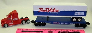 K-Line new 669101 TrueValue Hardware truck and trailer with flatcar - Picture 1 of 1