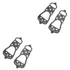  2 Pairs Womens Travel Accessories Climbing Ice Cleats Crampons Shoe Cover