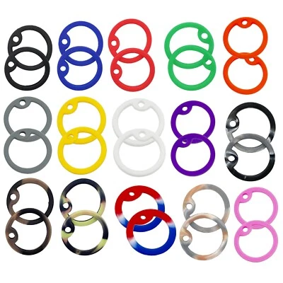 2 - 10 Tactical Silencers Rubber Dog Tag U.S. Military Army Navy Airsoft GI ID