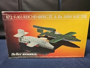 Heller Humbrol No. 80226 Fi 103 Reichenberg IV & Ba 349A Natter 1:72 1982 READ - Picture 1 of 7
