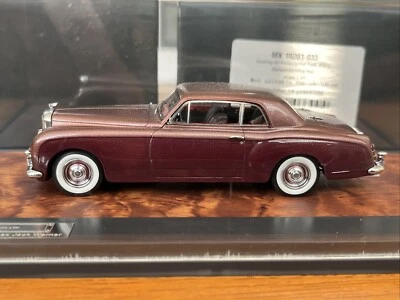 MATRIX MODELS 1/43 RESIN CAR MODEL: BENTLEY S1 CONTINENTAL PARK WARD 1 OF 199 - Image 1 of 4