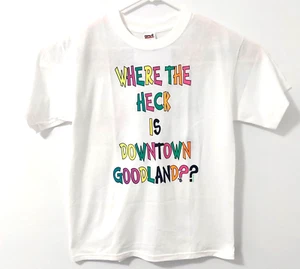 Where the Heck is Downtown Goodland Casual Shirt T Shirt Sz M Multicolor M - Picture 1 of 12