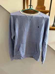 polo blue sweatshirt boy’s 14/16 - Picture 1 of 5