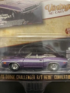 Greenlight 1:64 1970 Dodge Challenger R/T Hemi Cabrio - Foto 1 di 3