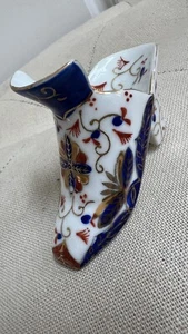 Vintage Hand Painted Victorian Porcelain Shoe - Picture 1 of 13