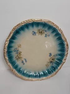 Vintage Teller Porzellan handbemalt Deko blaue Blumen Schale Wohndeko - Bild 1 von 17