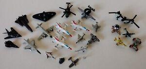 24 Vintage US Military Jets Helicopter Stealth Micro Machines Lot