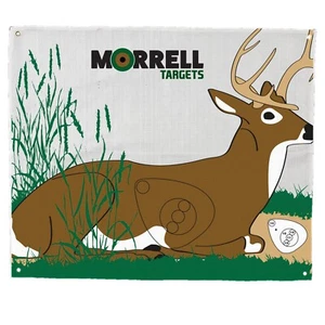 Morrell Bedded Deer Polypropylene Target Face with Grommets and Self-Healing - Picture 1 of 1