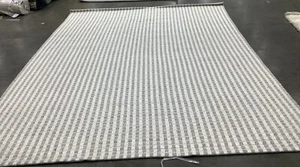 GREY / IVORY 8'-0" x 10'-0" Back Stain Rug, Reduced Price 1172679428 NAT402A-8 - Picture 1 of 4
