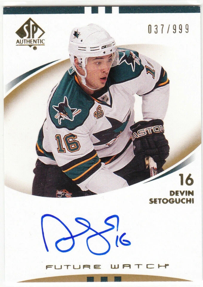 2007-08 SP Authentic Devin Setoguchi RC Auto #241 /999 - Image 1 of 1