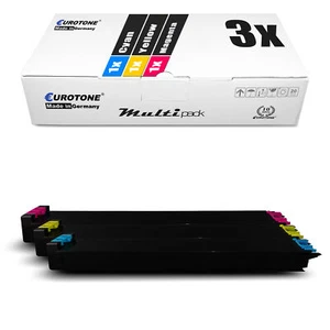 3x Toner f�r Sharp MX5100 MX2301 MX3100N MX5001, MX-31 GT MX31GT Color CMY - Afbeelding 1 van 4